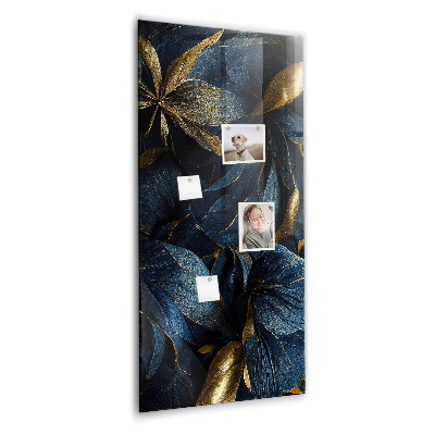 Magnetisch bord Donkere bloemen