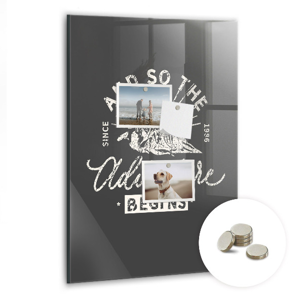 Magnetisch bord Retroposter