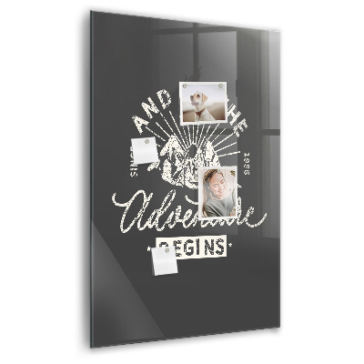 Magnetisch bord Retroposter