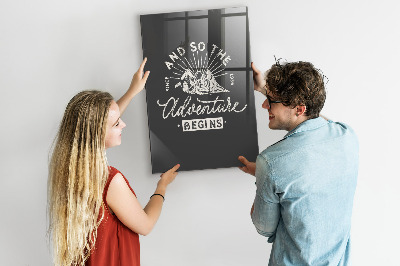 Magnetisch bord Retroposter