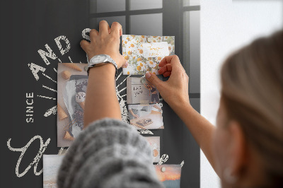 Magnetisch bord Retroposter