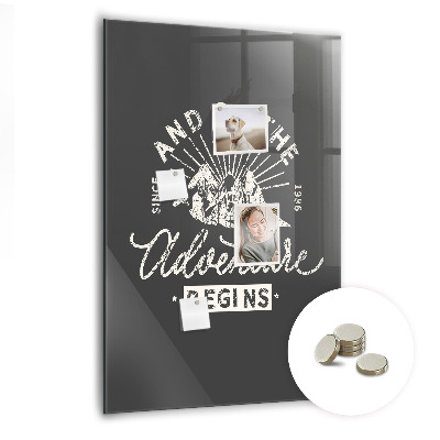 Magnetisch bord Retroposter