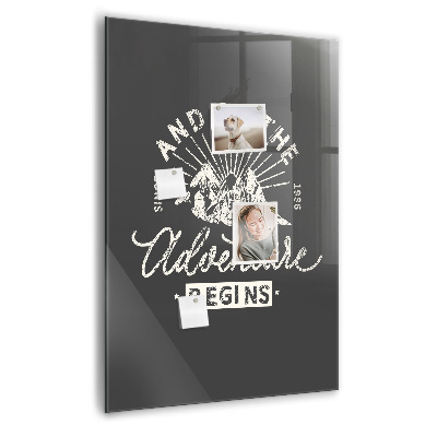 Magnetisch bord Retroposter