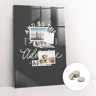 Magnetisch bord Retroposter