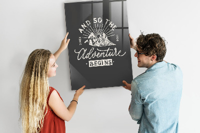 Magnetisch bord Retroposter