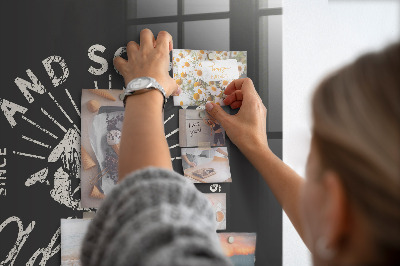 Magnetisch bord Retroposter