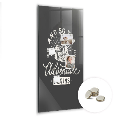 Magnetisch bord Retroposter