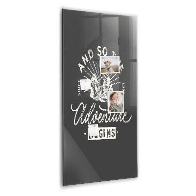 Magnetisch bord Retroposter