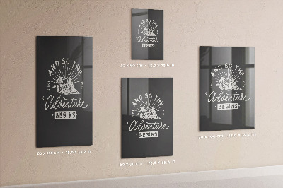 Magnetisch bord Retroposter