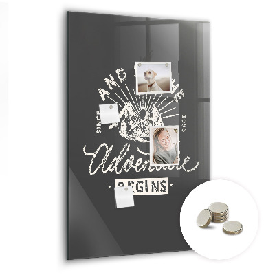 Magnetisch bord Retroposter