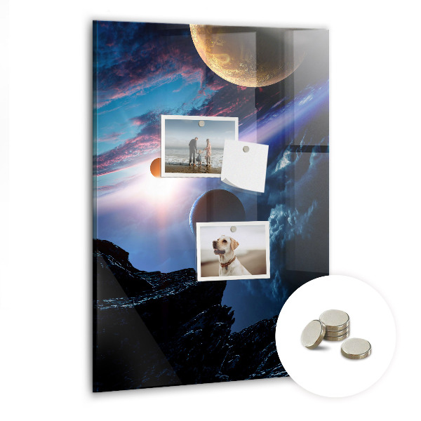 Memo bord Ruimtesterrenstelsel