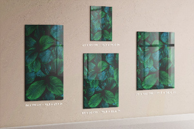 Magneetbord Grote tropische bladeren