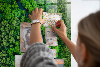 Magnetisch bord Rivier in het bos