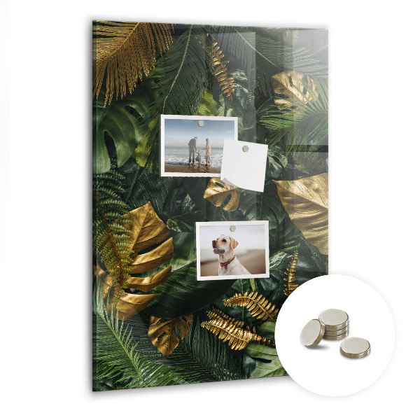 Magneetbord Tropische bladeren