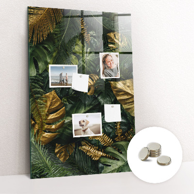 Magneetbord Tropische bladeren