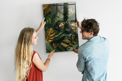 Magneetbord Tropische bladeren