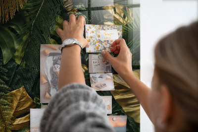 Magneetbord Tropische bladeren