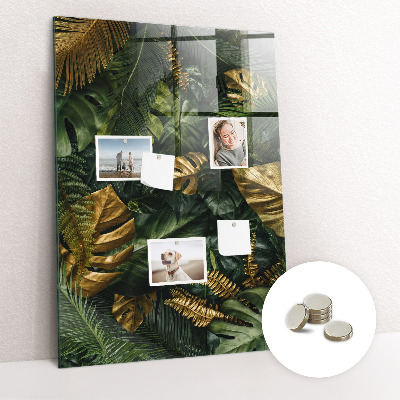 Magneetbord Tropische bladeren