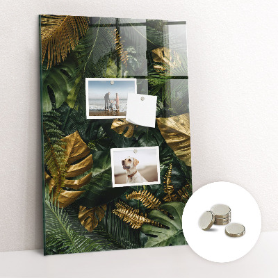 Magneetbord Tropische bladeren