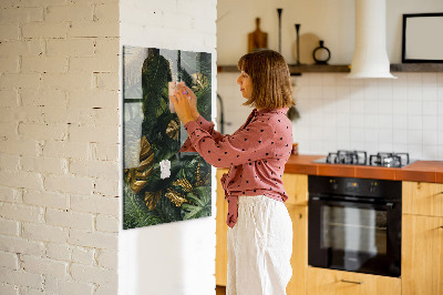 Magneetbord Tropische bladeren