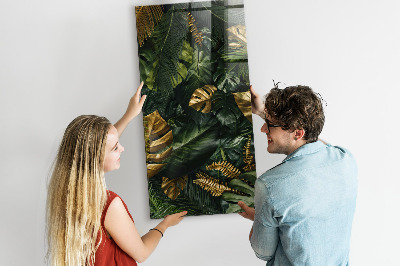 Magneetbord Tropische bladeren