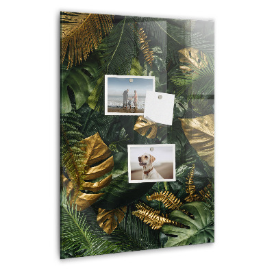 Magneetbord Tropische bladeren