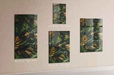 Magneetbord Tropische bladeren