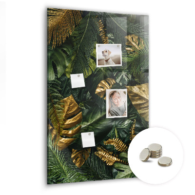 Magneetbord Tropische bladeren