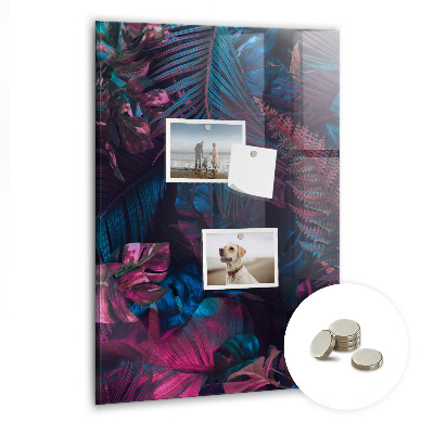 Magneetbord Tropische bladeren