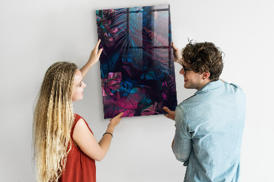 Magneetbord Tropische bladeren