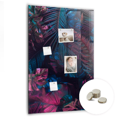 Magneetbord Tropische bladeren