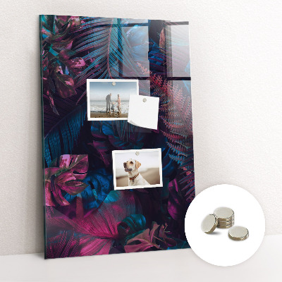 Magneetbord Tropische bladeren