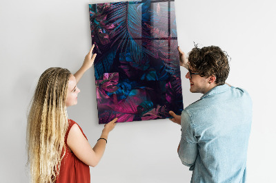 Magneetbord Tropische bladeren