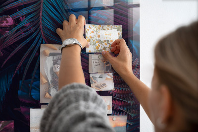 Magneetbord Tropische bladeren