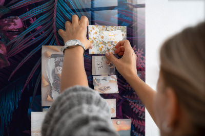 Magneetbord Tropische bladeren