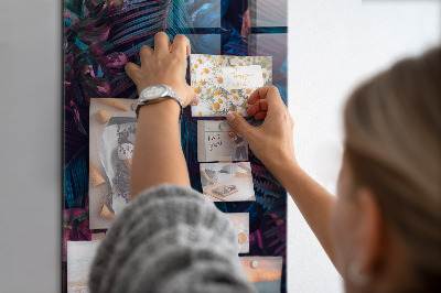 Magneetbord Tropische bladeren