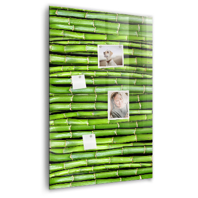 Magneetbord Bamboe muur