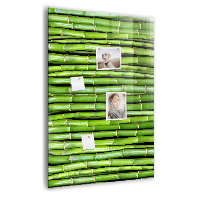 Magneetbord Bamboe muur