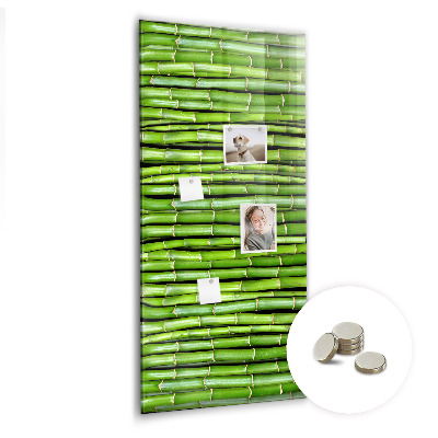 Magneetbord Bamboe muur