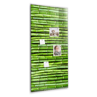 Magneetbord Bamboe muur