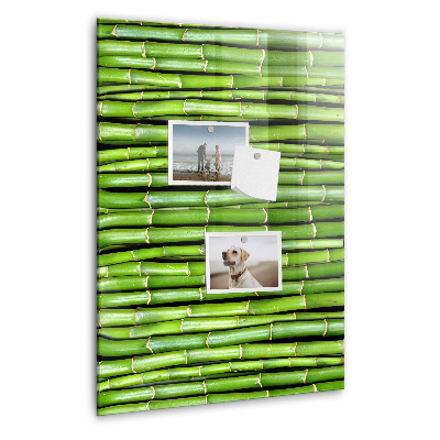 Magneetbord Bamboe muur