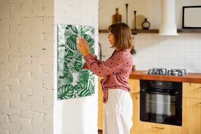 Memo bord Monstera plantbladeren