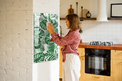 Memo bord Monstera plantbladeren