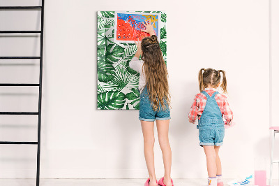 Memo bord Monstera plantbladeren