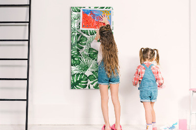 Memo bord Monstera plantbladeren