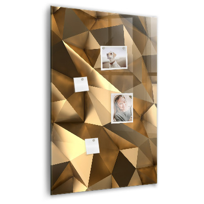 Memo bord 3D-abstractie