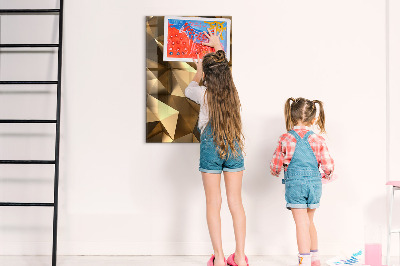 Memo bord 3D-abstractie