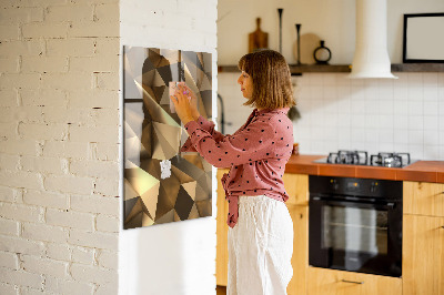 Memo bord 3D-abstractie