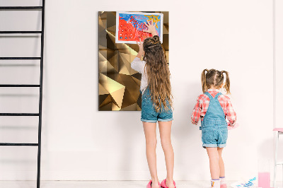 Memo bord 3D-abstractie