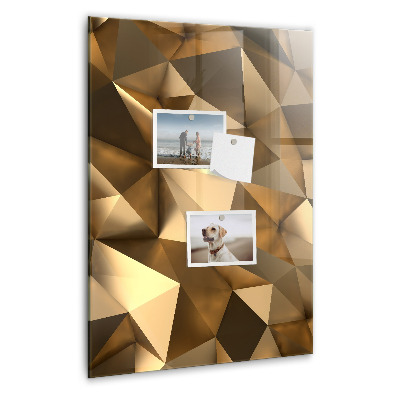 Memo bord 3D-abstractie